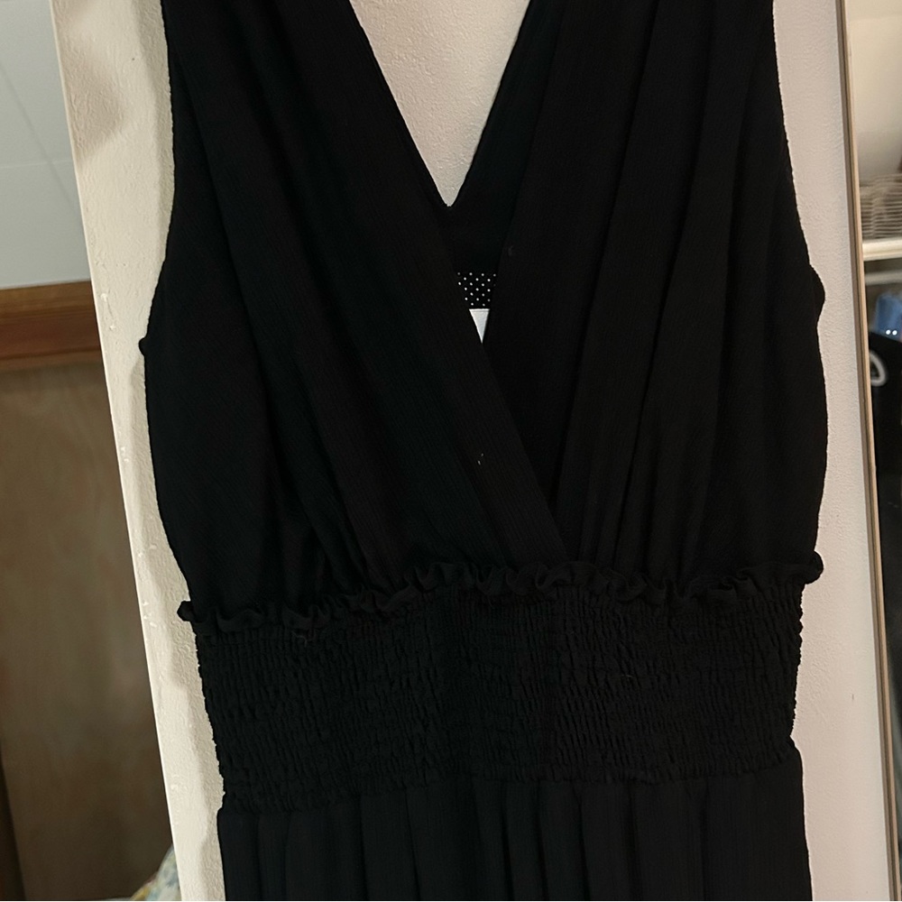 Black Anthropologie jumpsuit